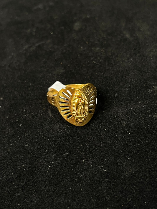 ANILLO CORAZON VIRGEN