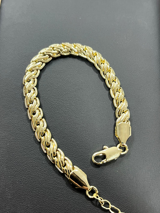 PULSERA TRENZADO PLANO
